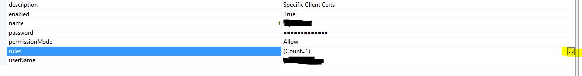 iisClientMappingAuthentication