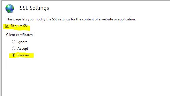 Require Client Certificates