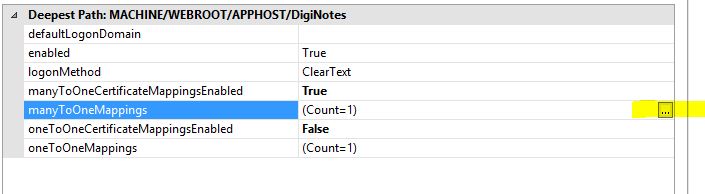 iisClientMappingAuthentication